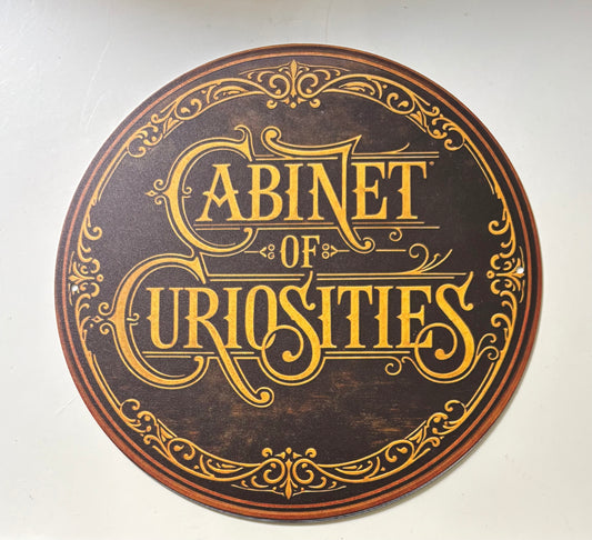Cabinet of Curiosities sign