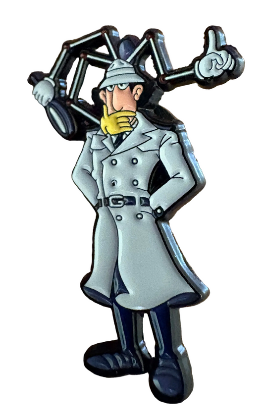 Inspector Gadget pin badge