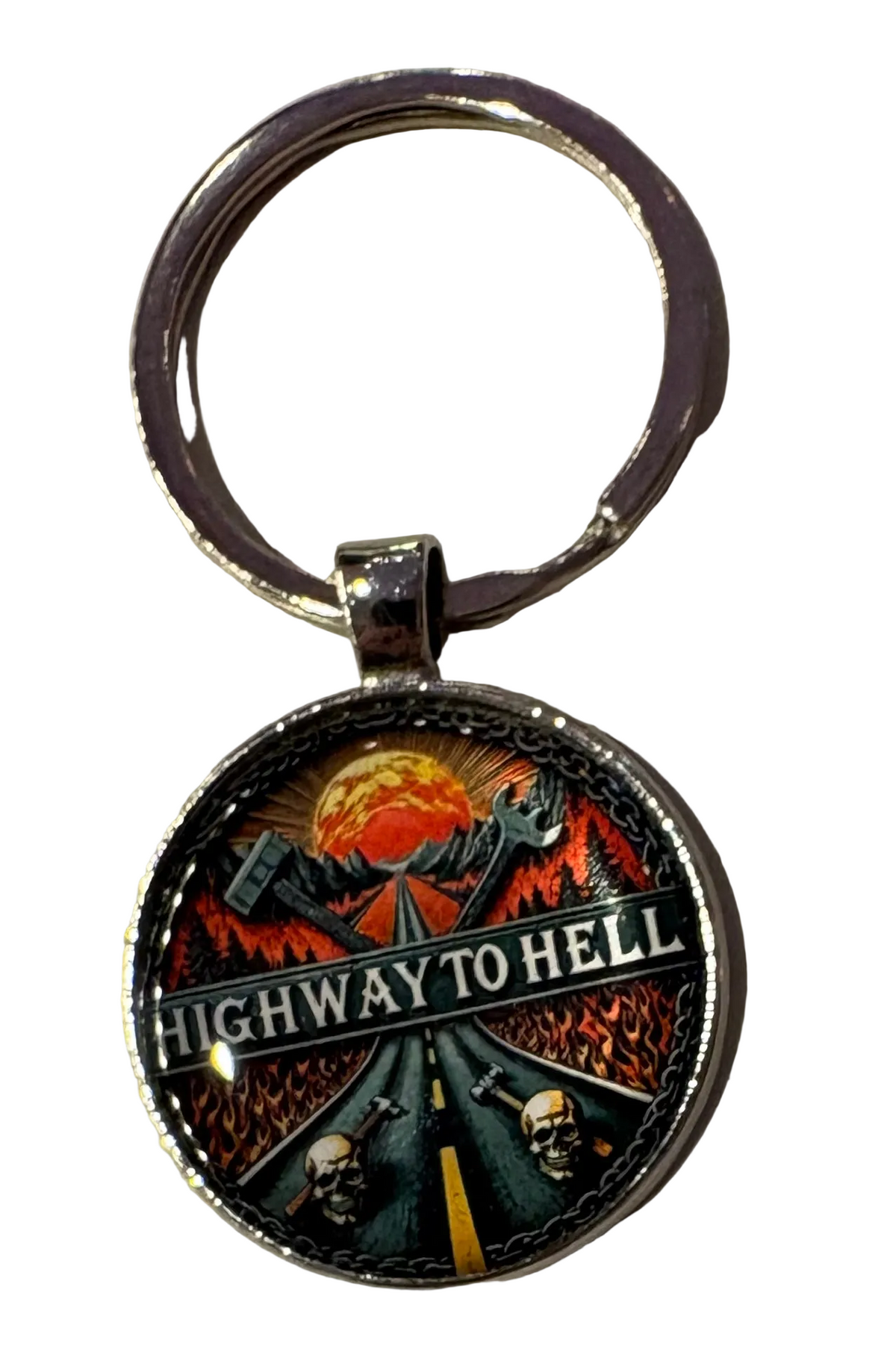 Highway to hell Keyring