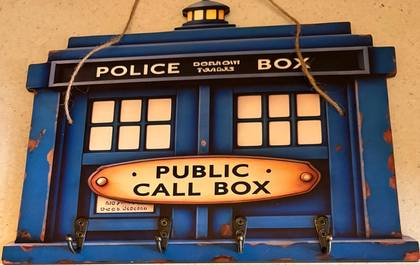 Tardis keys holder