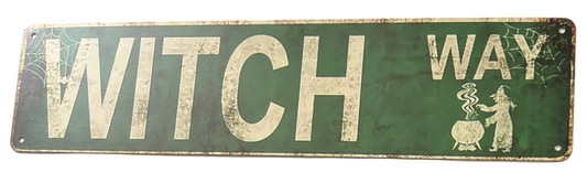 Witch way sign
