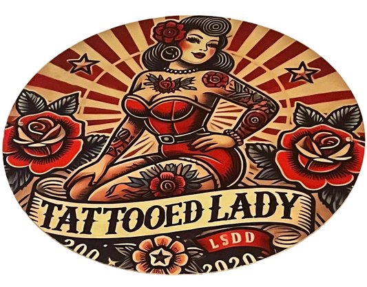 Tattooed Lady Sign