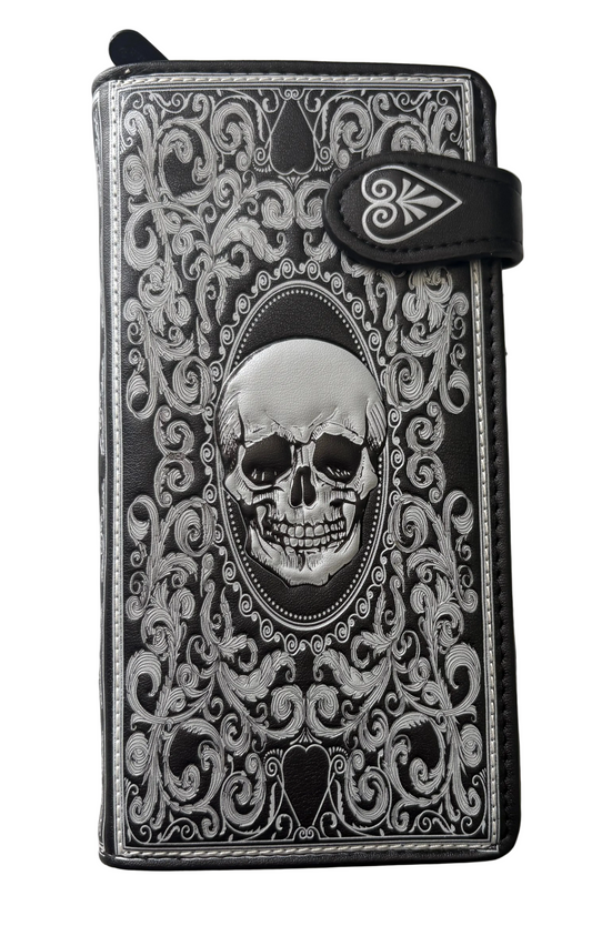 Skull tarot purse