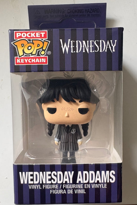 Wednesday Addams pocket pop keychain