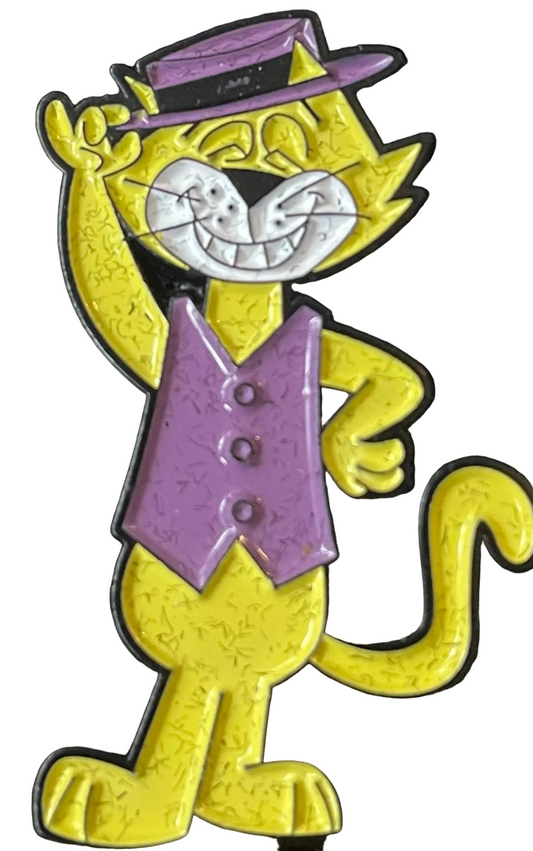 Top cat pin badge