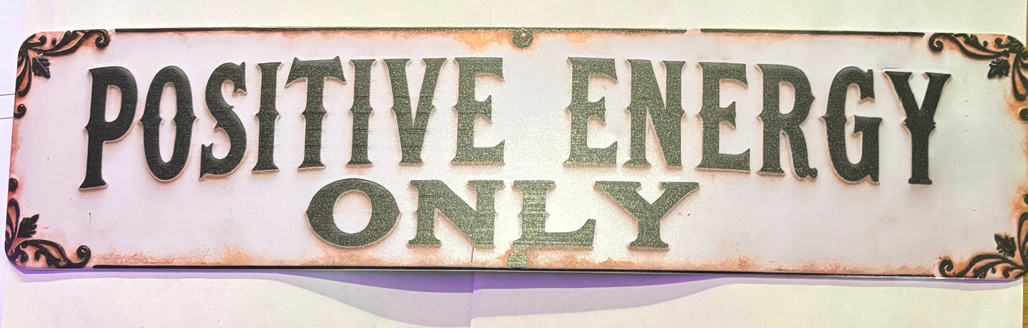 Positive energy only sign