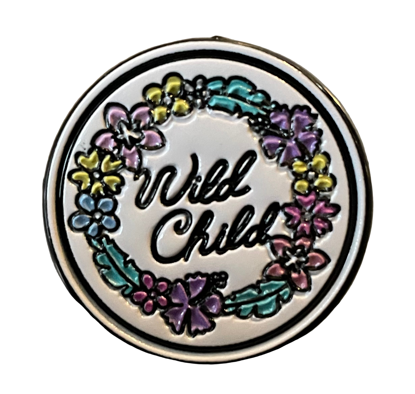 Wild Child pin badge