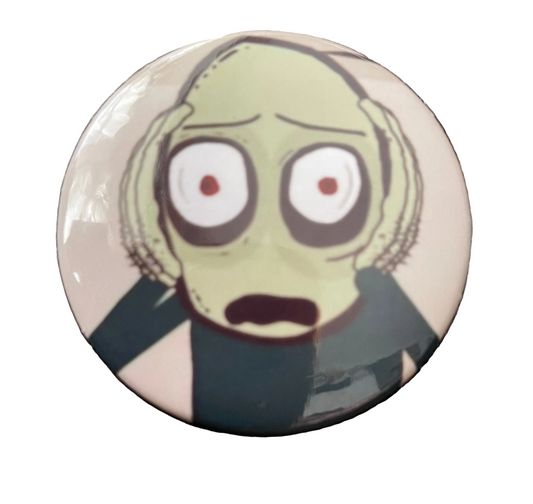 Salad fingers pin badge