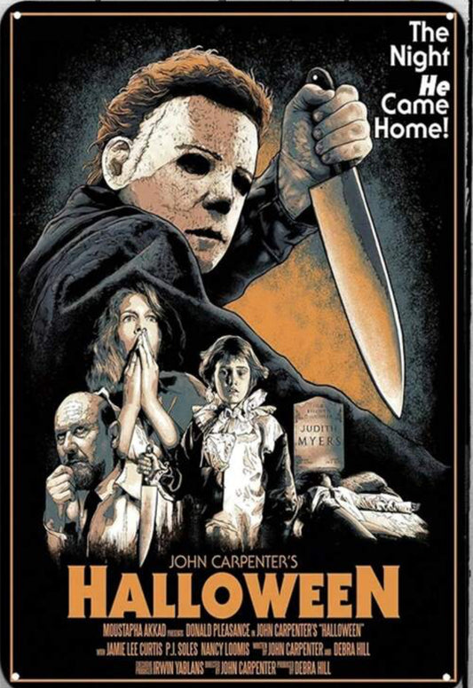 Halloween movie sign