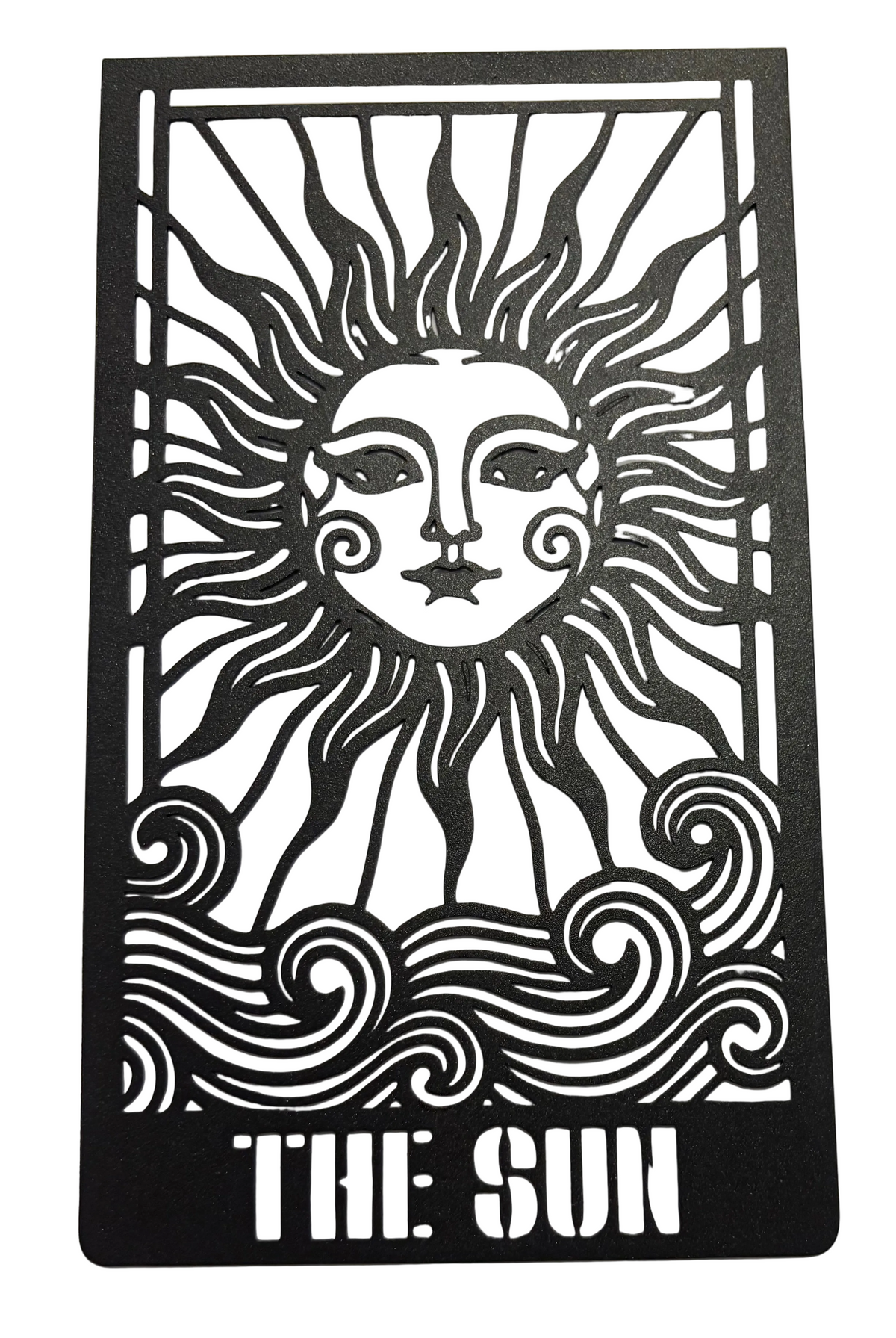 The Sun metal sign