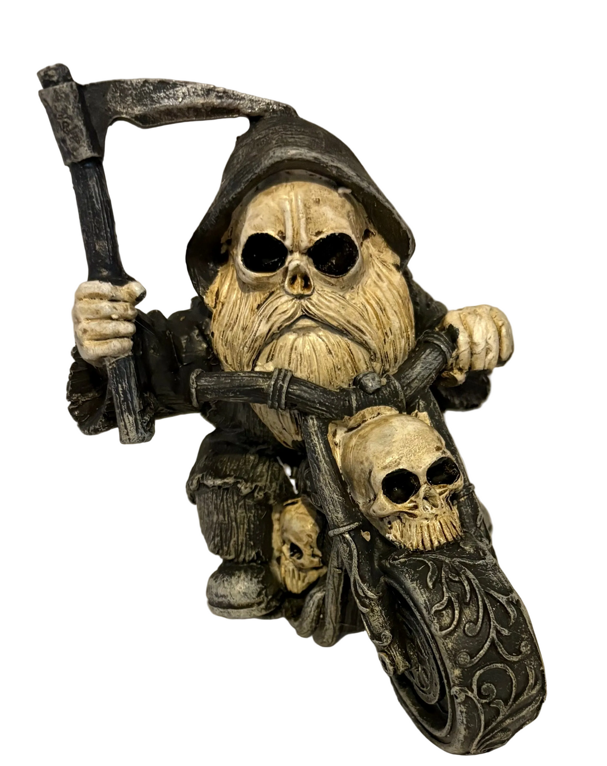Motorcycle reaper ornament