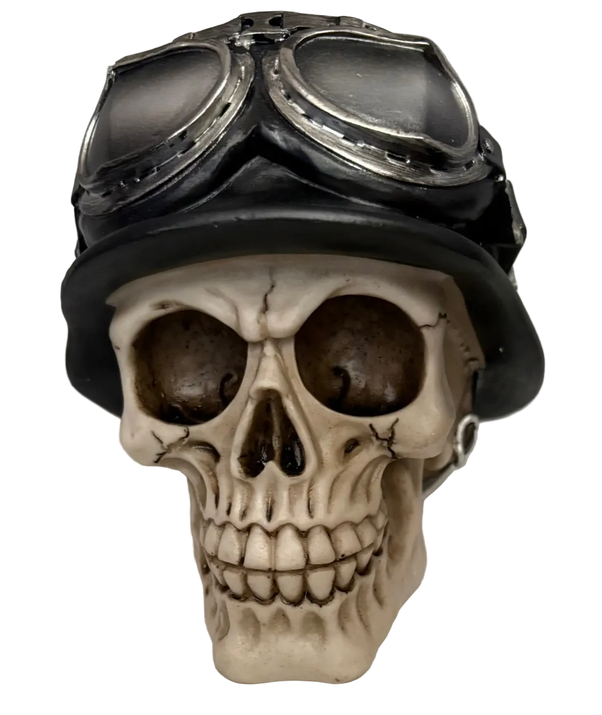 Iron Cross skull ornament