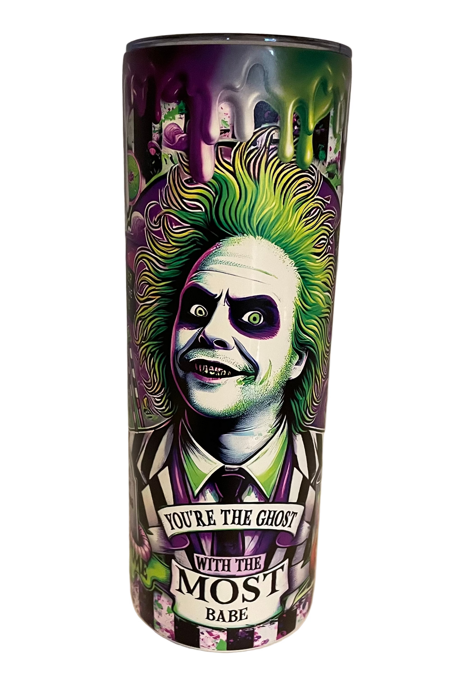 Beetlejuice tumbler