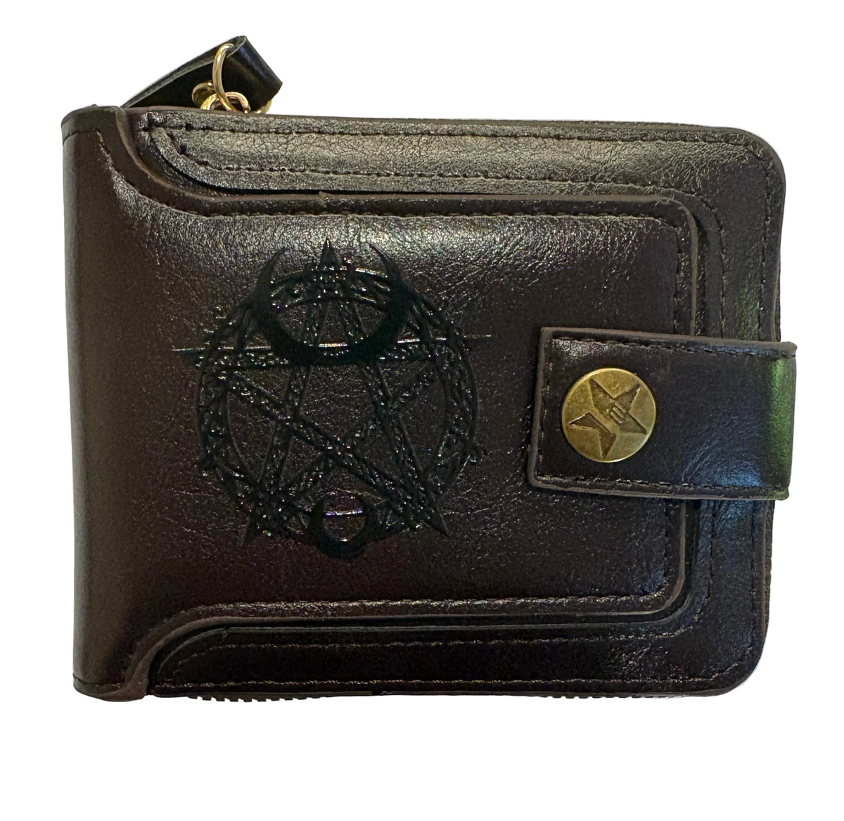 Brown Pentagram purse