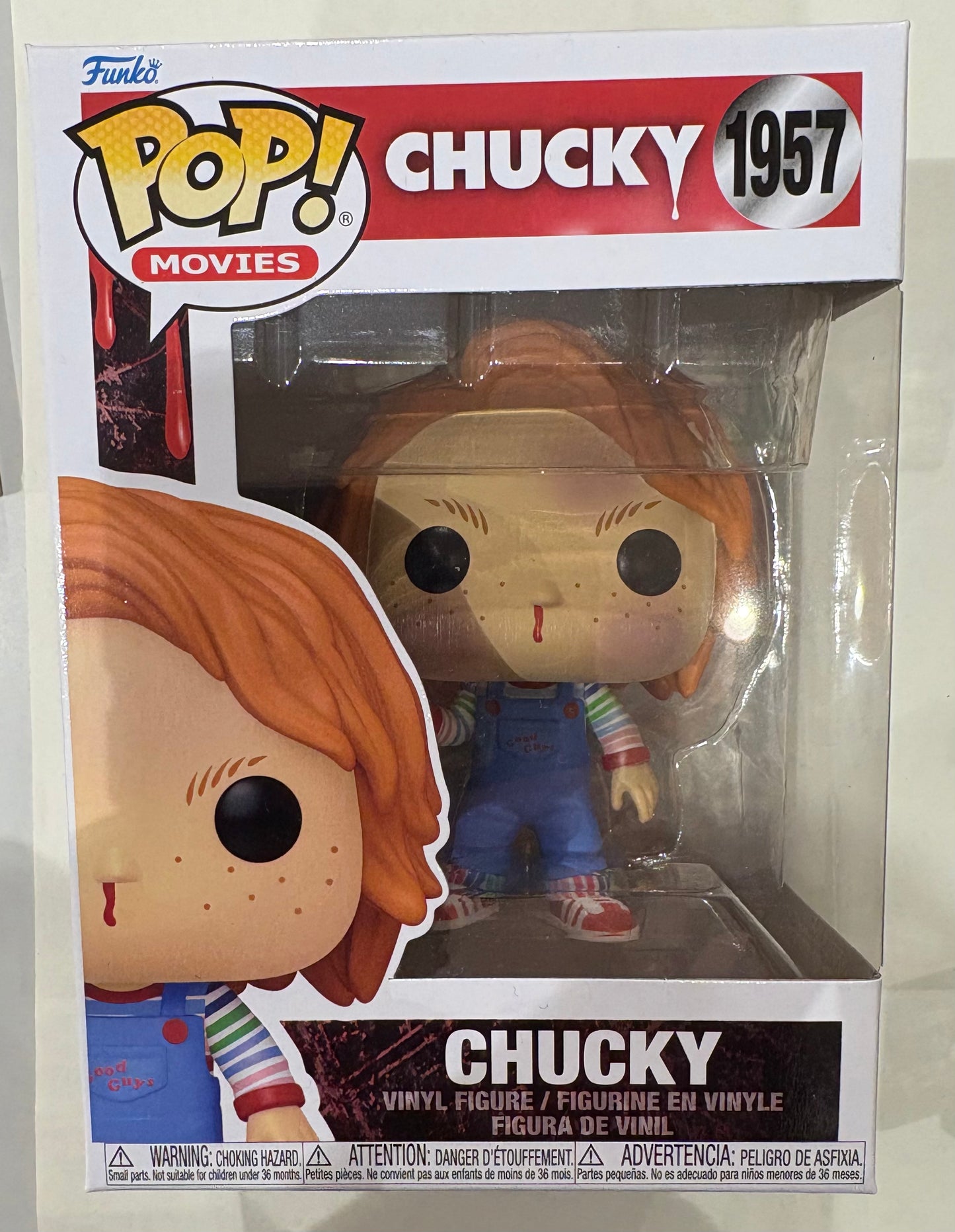 Chucky with bloody nose funko