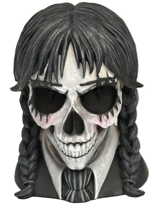 Wednesday Skull figurine