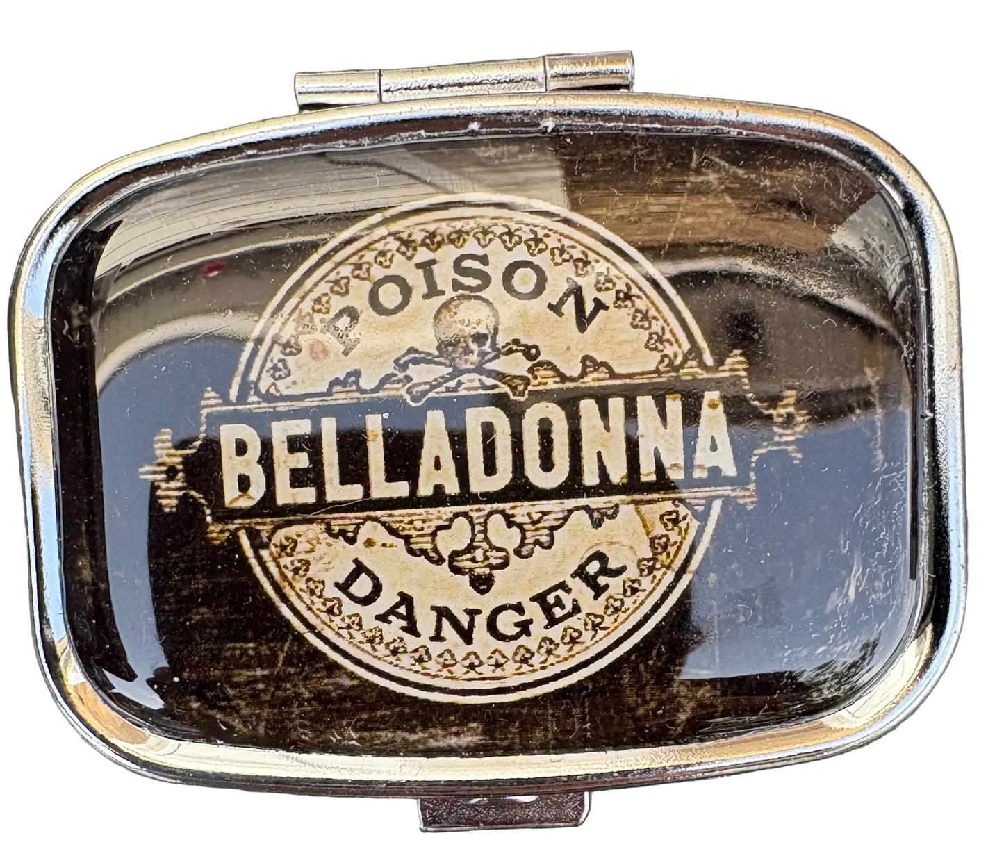 Belladonna poison danger tin