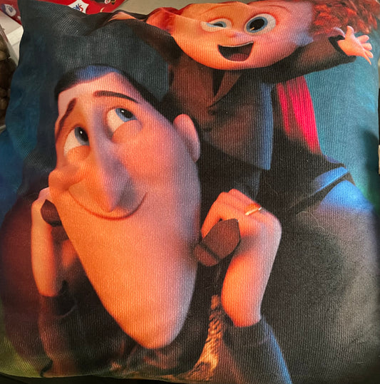 Hotel Transylvania Dracula and Dennis cushion