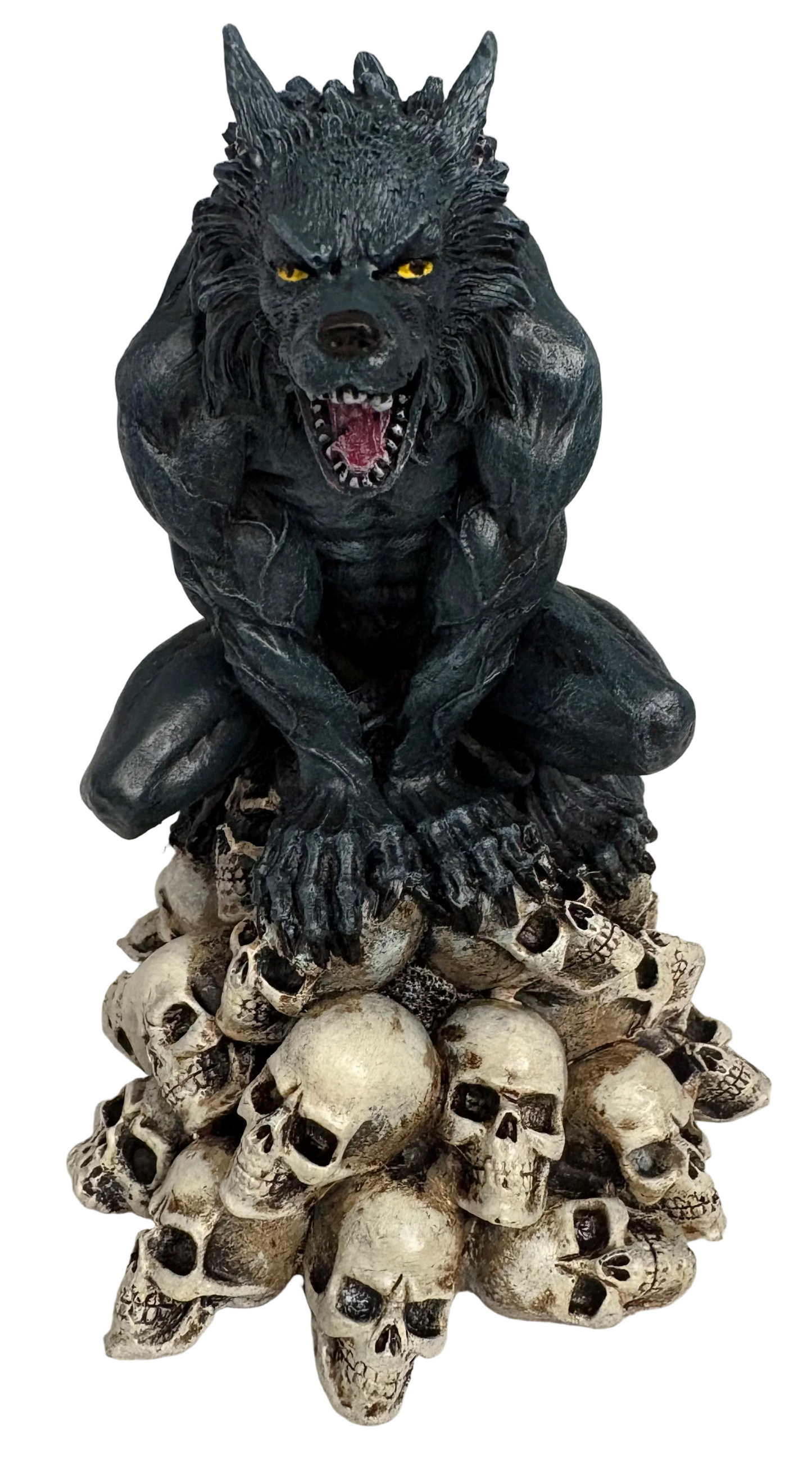 Moon shadow werewolf ornament