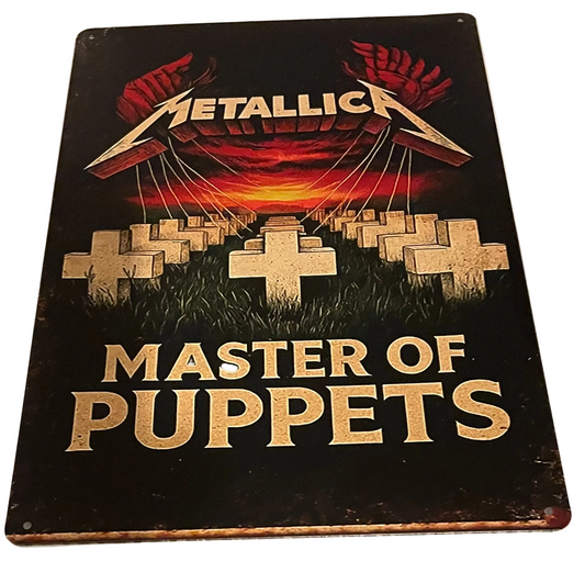 Metallica Master of puppets design 2 sign
