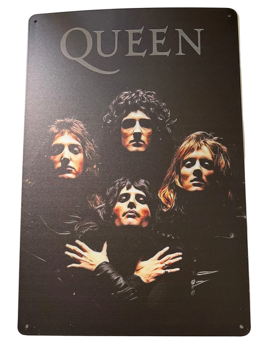 Queen  faces sign