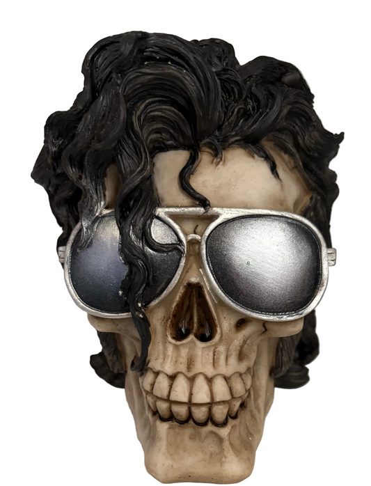 Michael Jackson skull figurine