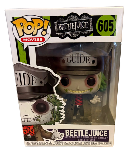 Beetlejuice tour guide funko