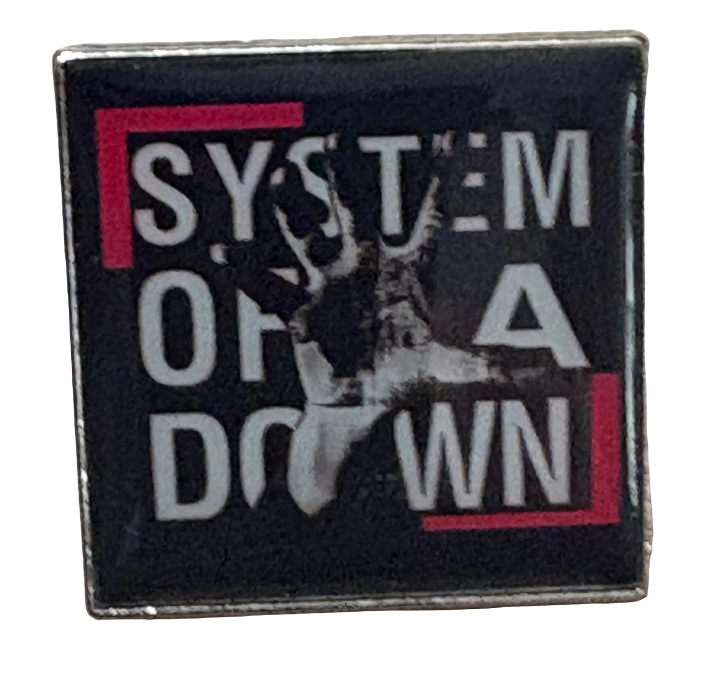 System of a down pin badge