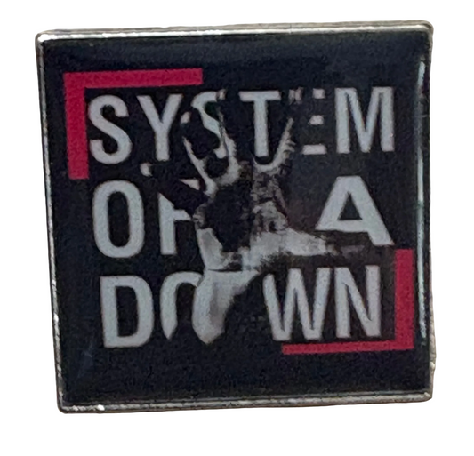 System of a down pin badge