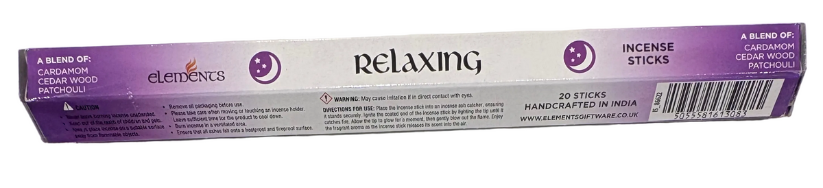 Relaxing incense sticks