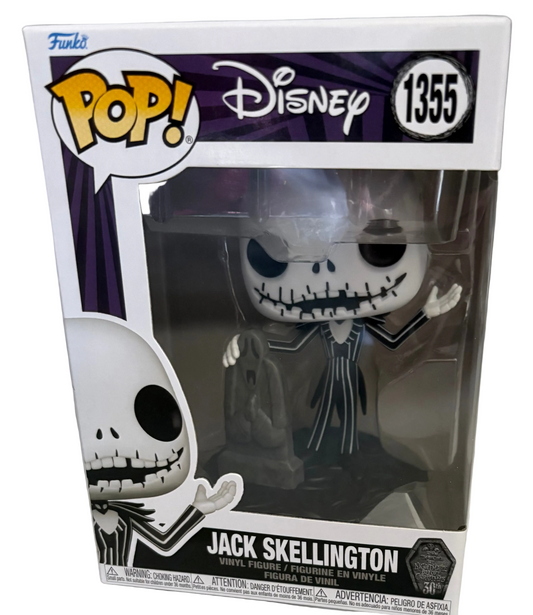 Jack Skellington with tombstone Funko