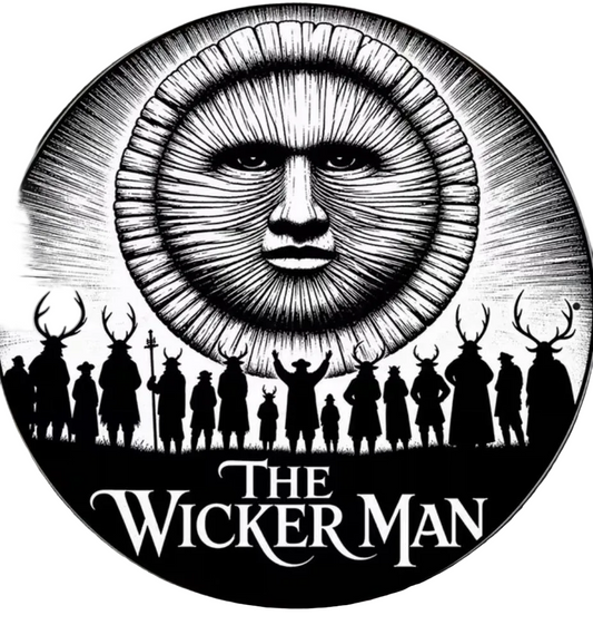 The Wicker man round sign