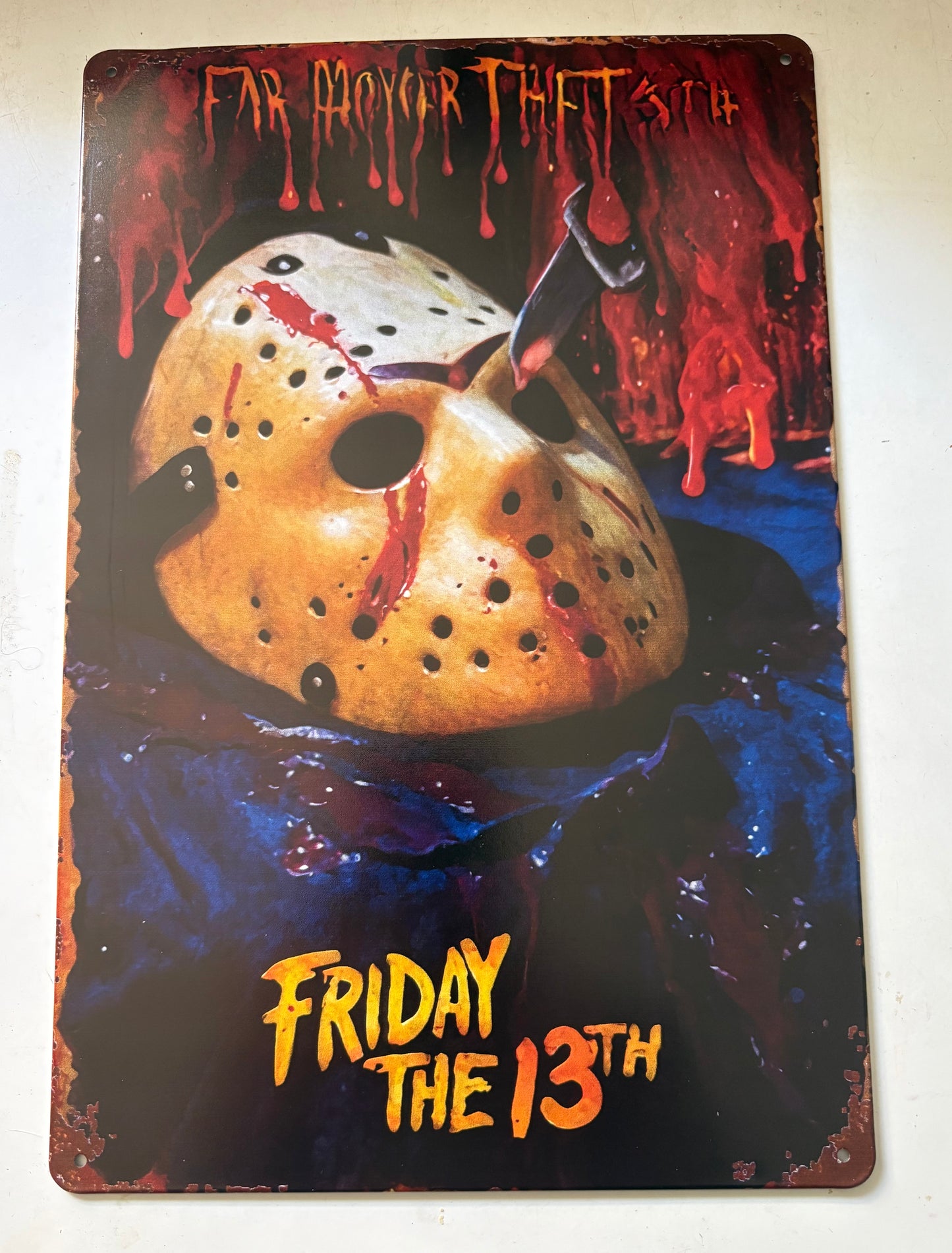 Friday the 13th Jason Mask sign