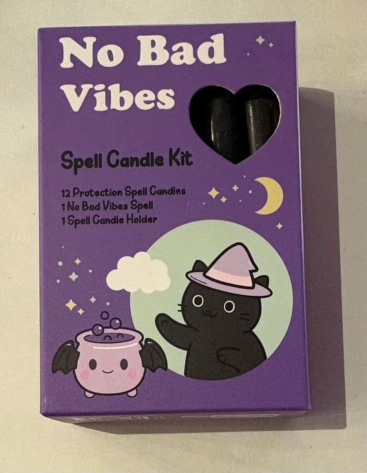No Bad Vibes spell candle kit