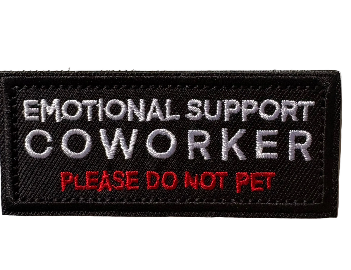 Emotional support coworker patch