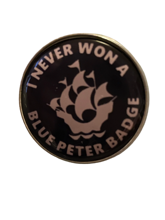 I never won a Blue Peter badge pin badge