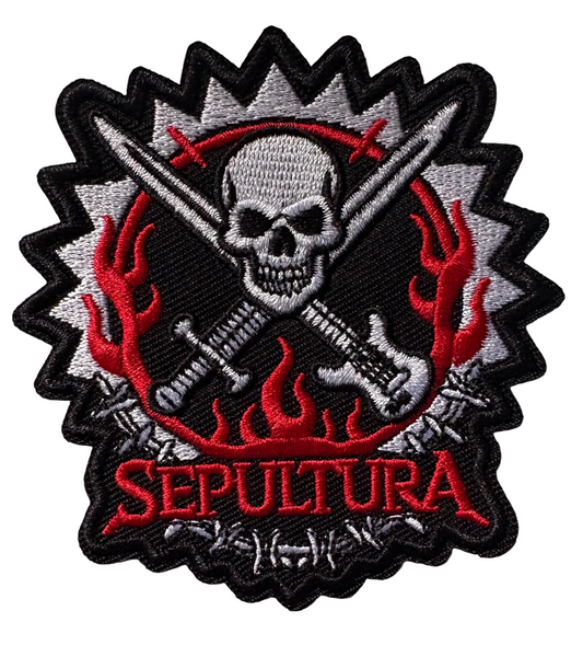 Sepultura sword and guitar patch