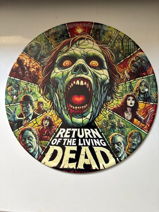 Return of the Living Dead round sign